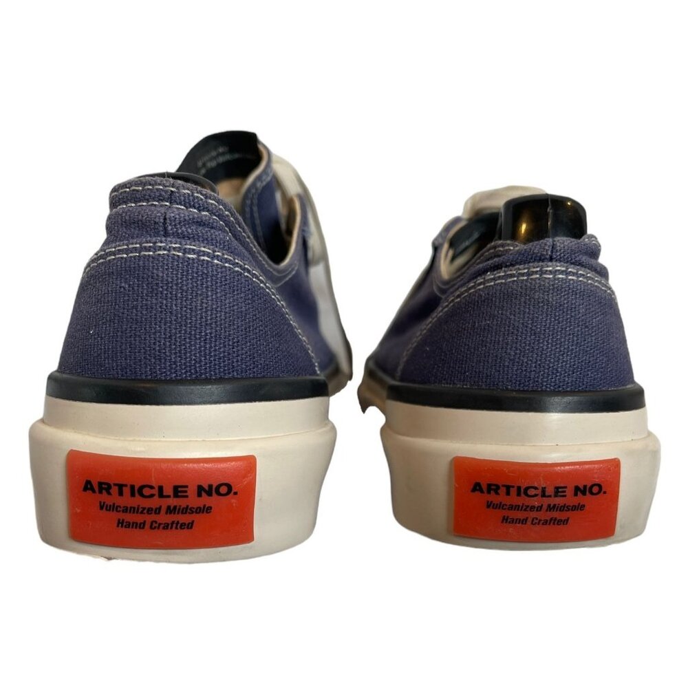 Second / Layer x Article No Sneakers AN1007 Low Top Shoes Blue Mens US 6 - Picture 6 of 8